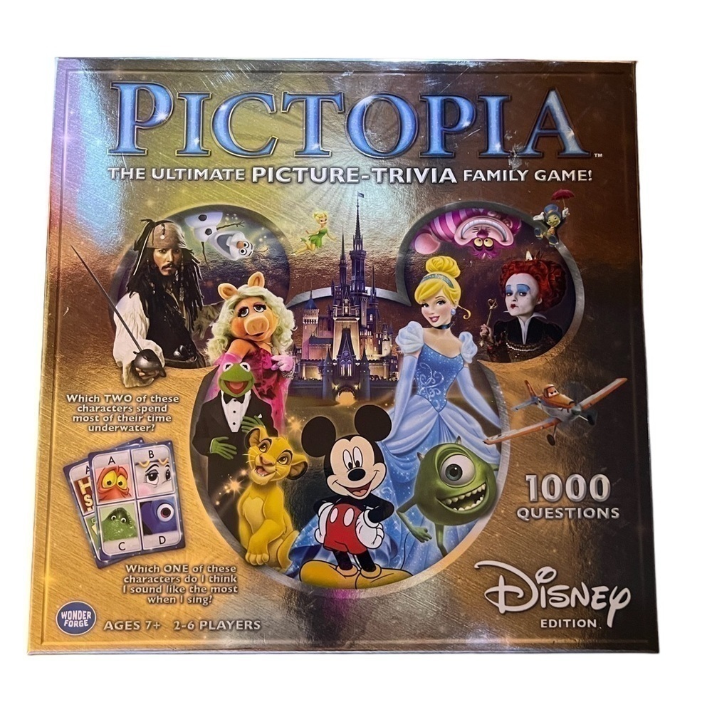 Disney Pictopia Family Picture Trivia Game